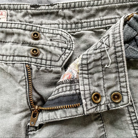 Free People Bermuda Shorts Washed Black Size 4 - Picture 13 of 14